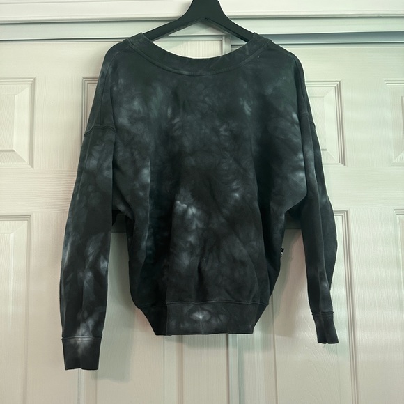 Joylab - reversible French terry pullover - black tie dye - Picture 4 of 8